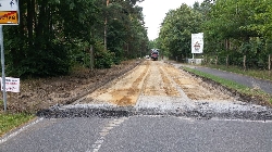 Bild 2: Blick auf die abgefrste Betonfahrbahn, Quelle: Landkreis Spree-Neie/Wokrejs Sprjewja-Nysa